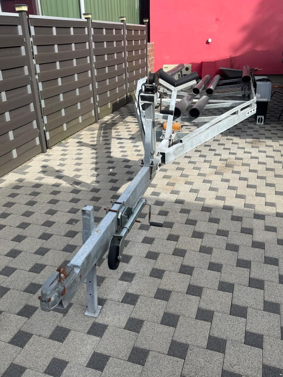 Schwerlast-Bootstrailer-Tandemachse