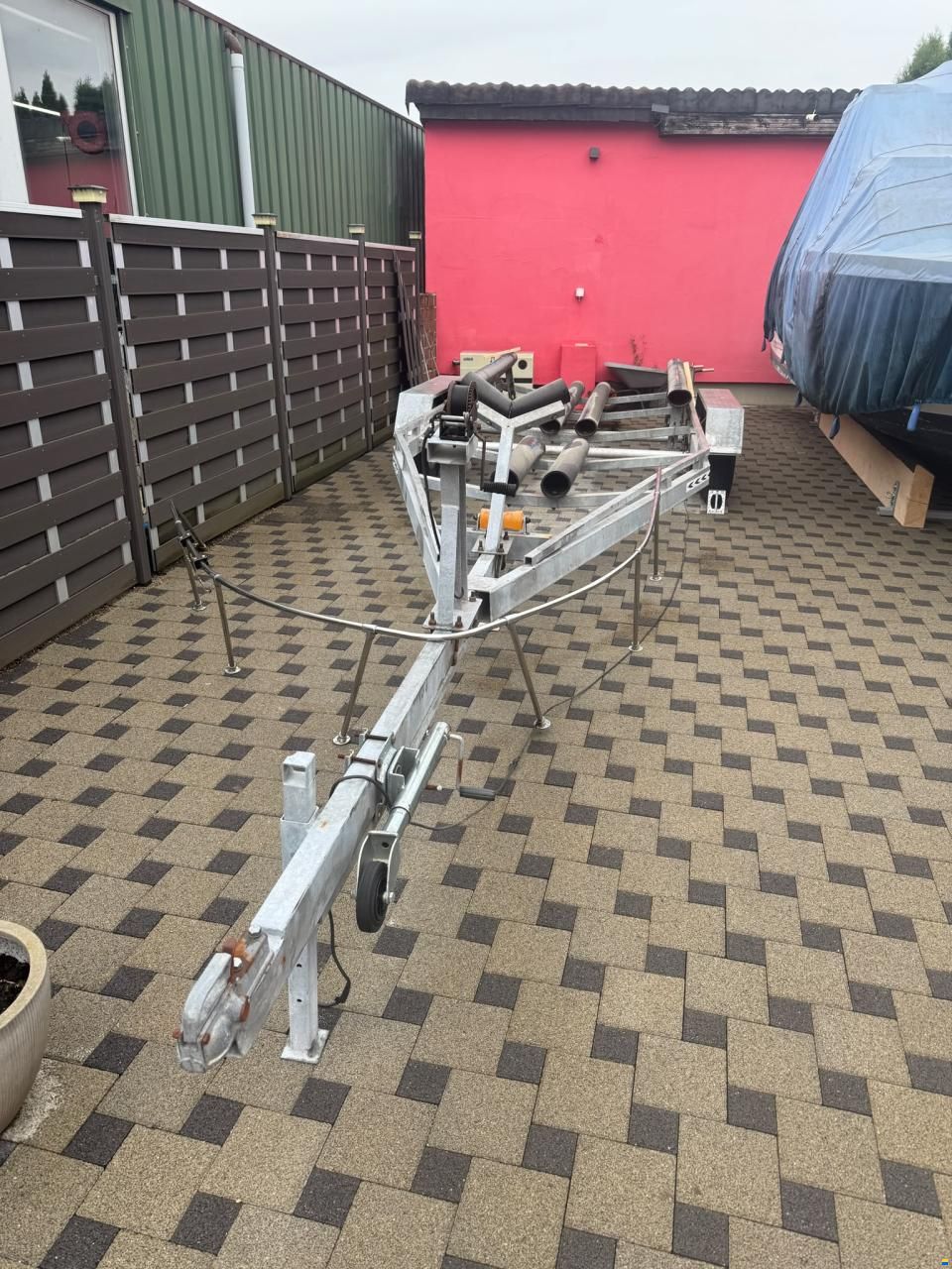 Schwerlast-Bootstrailer-Tandemachse