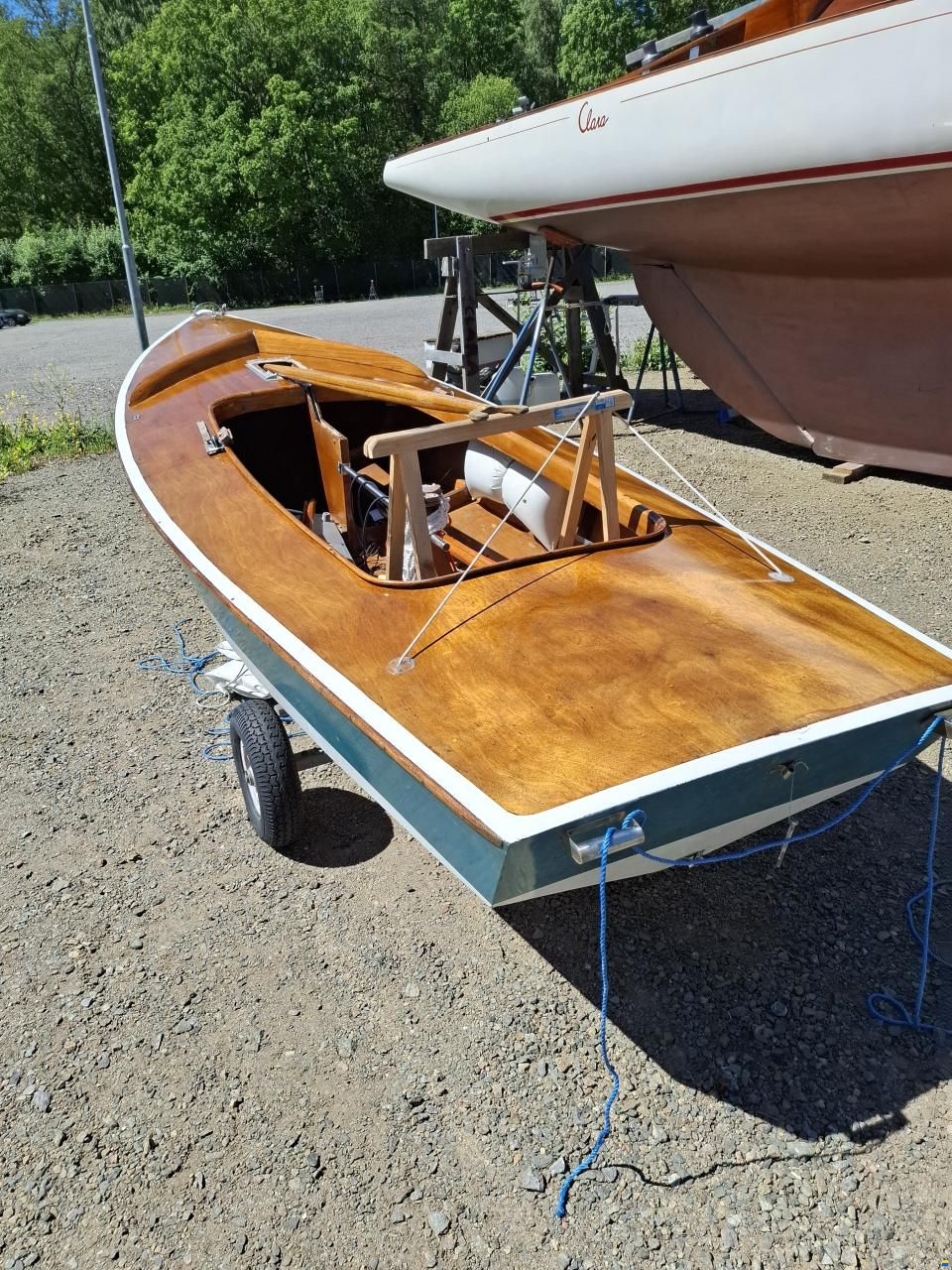 Classic Wooden Snipe Dinghy