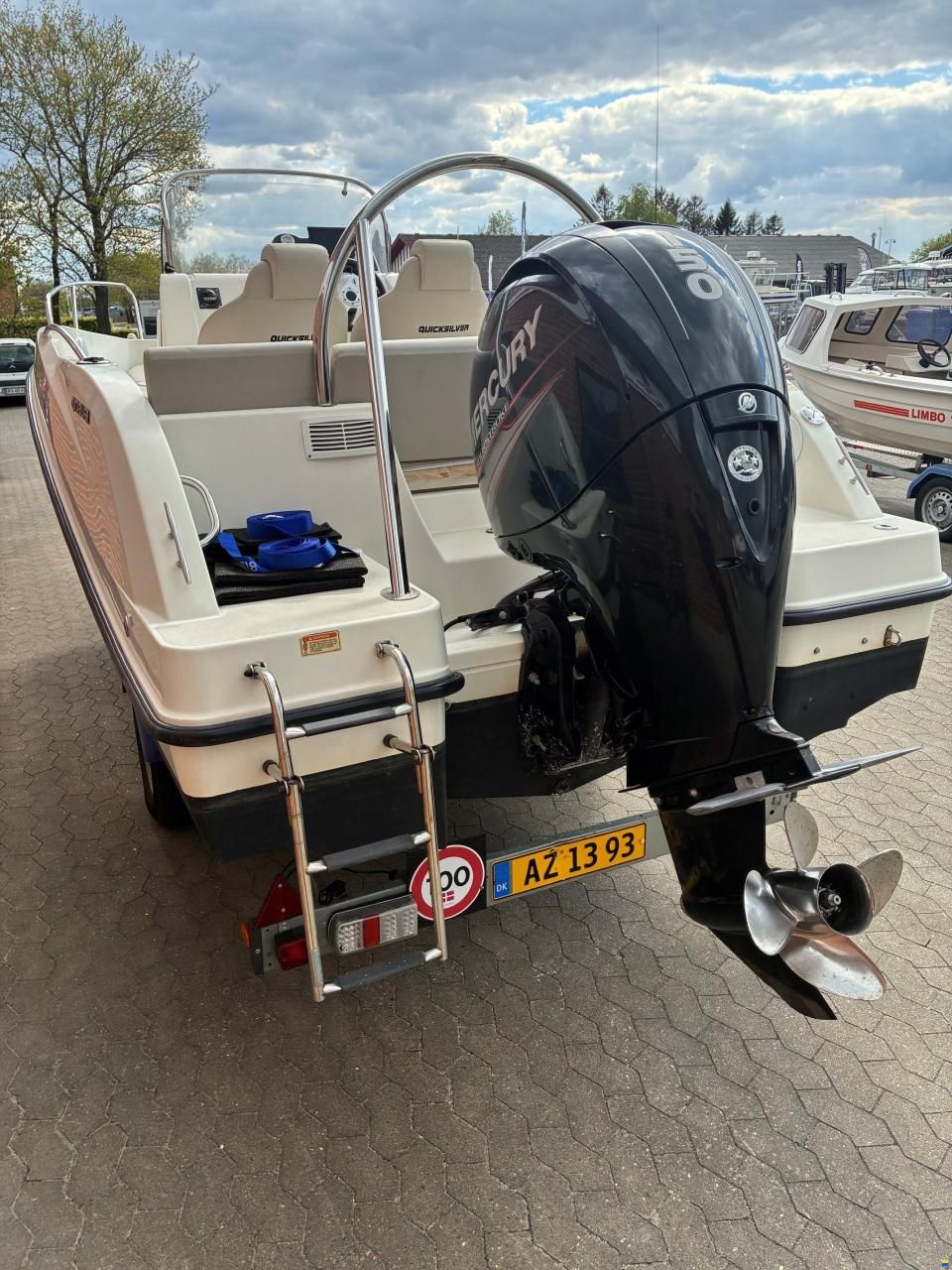 Quicksilver 555 Open m/Mercury F150 hk EFI 4-takt og