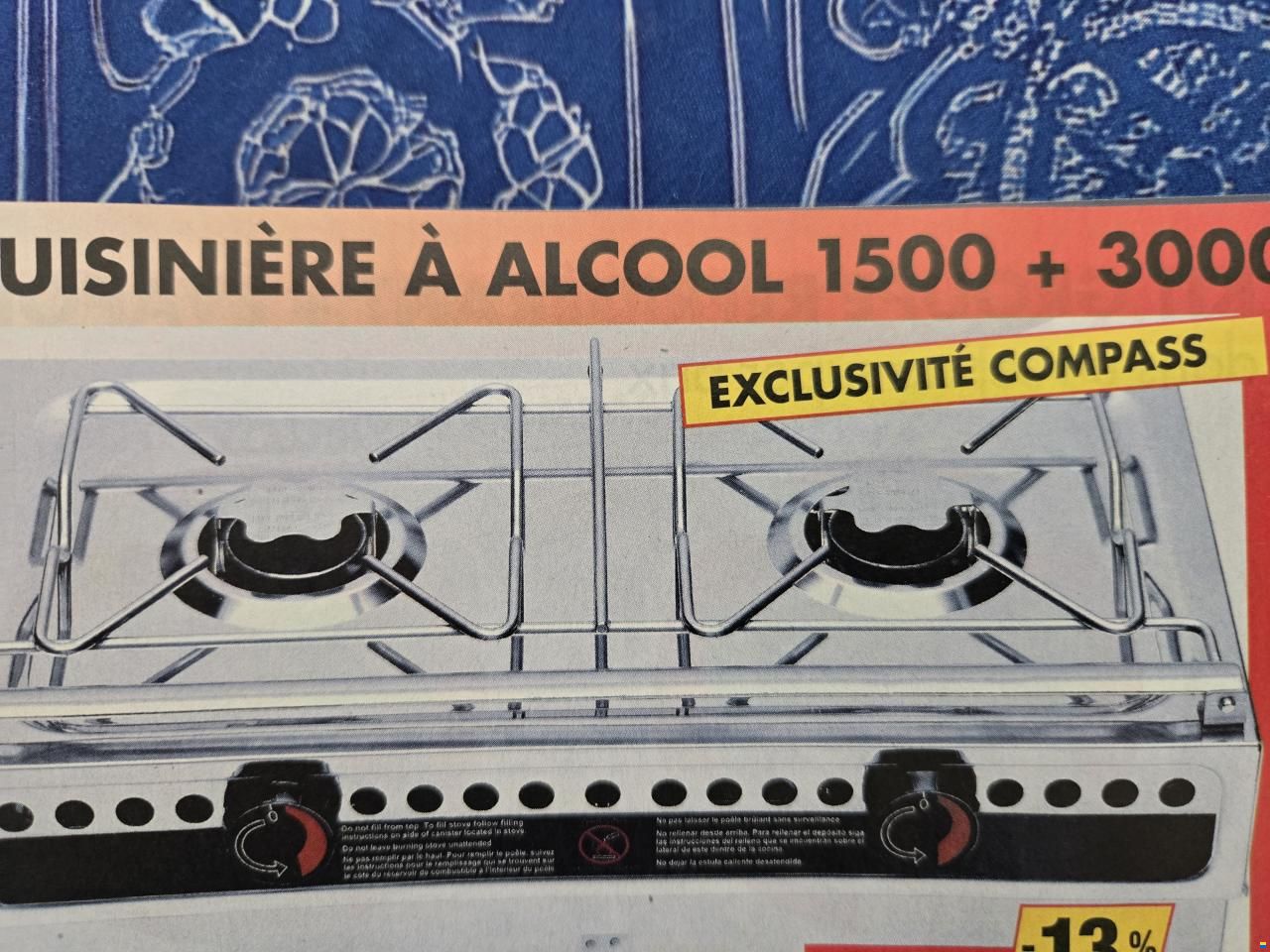 R&eacute;chaud &agrave; alcool - Toilettes chimiques