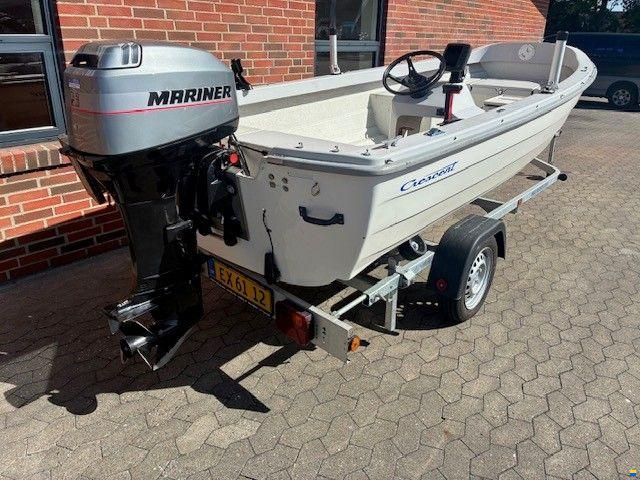 Crescent 434 m/pult og Mariner 30 hk 2-takt og Va