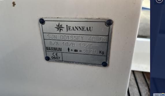 Jeanneau Sun Odyssey 40 DS