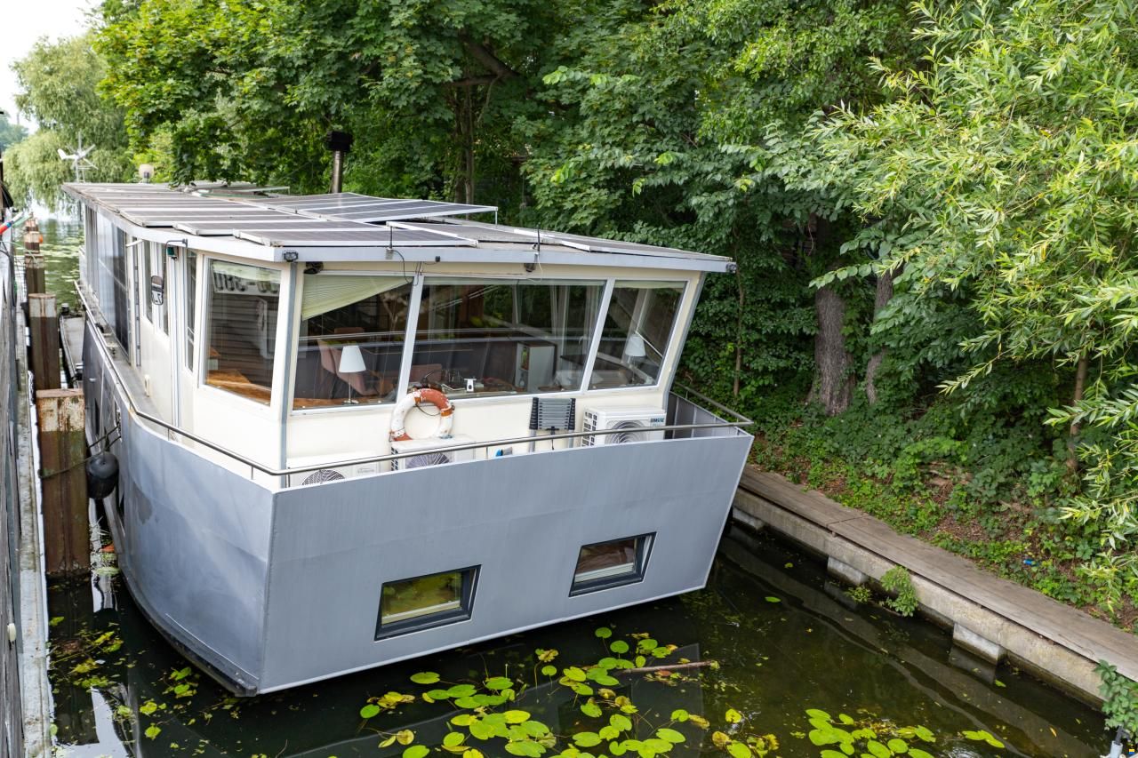 Hausboot Wohnschiff XXL 2 Stock 19,96 x