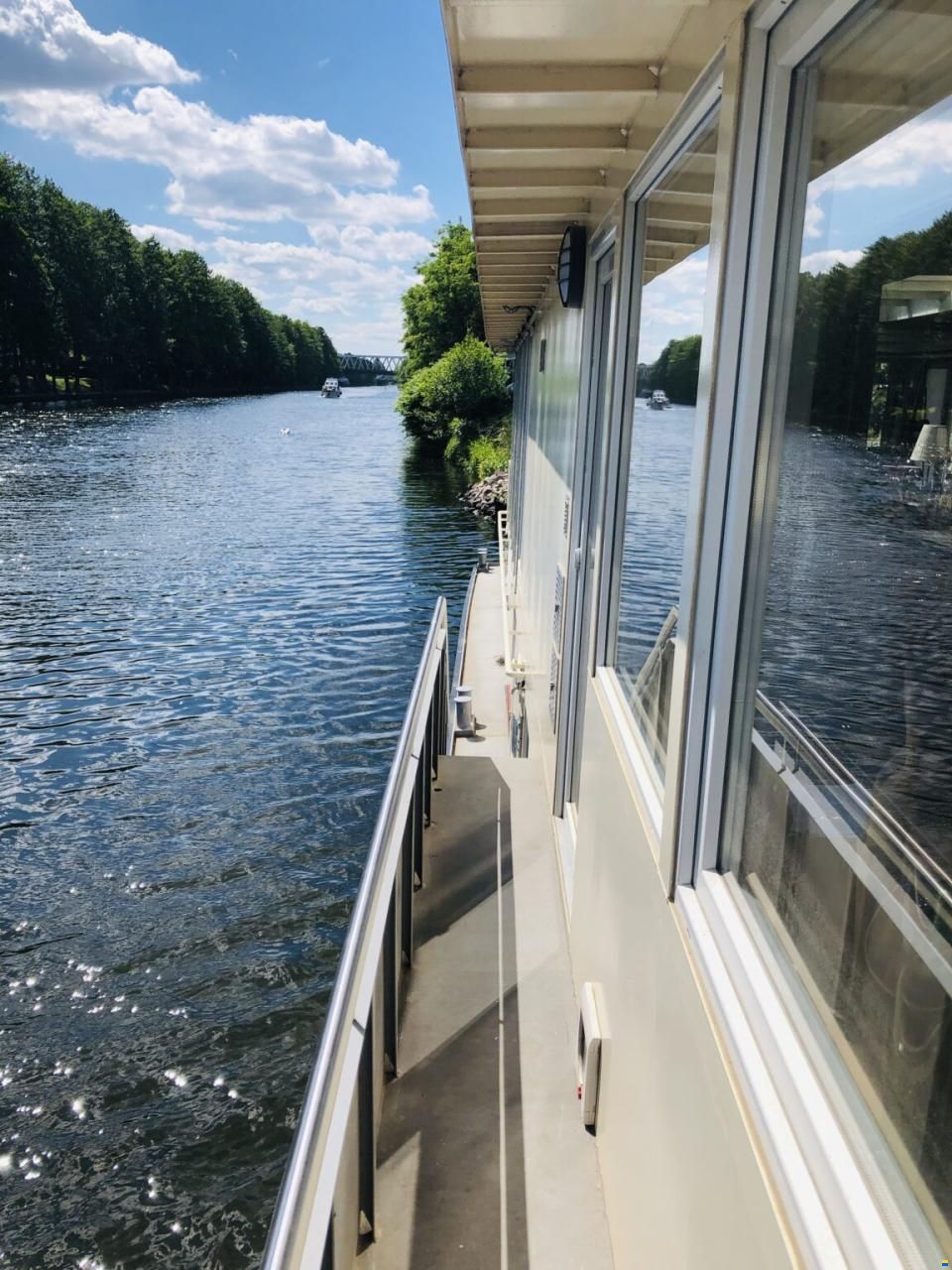 Hausboot Wohnschiff XXL 2 Stock 19,96 x