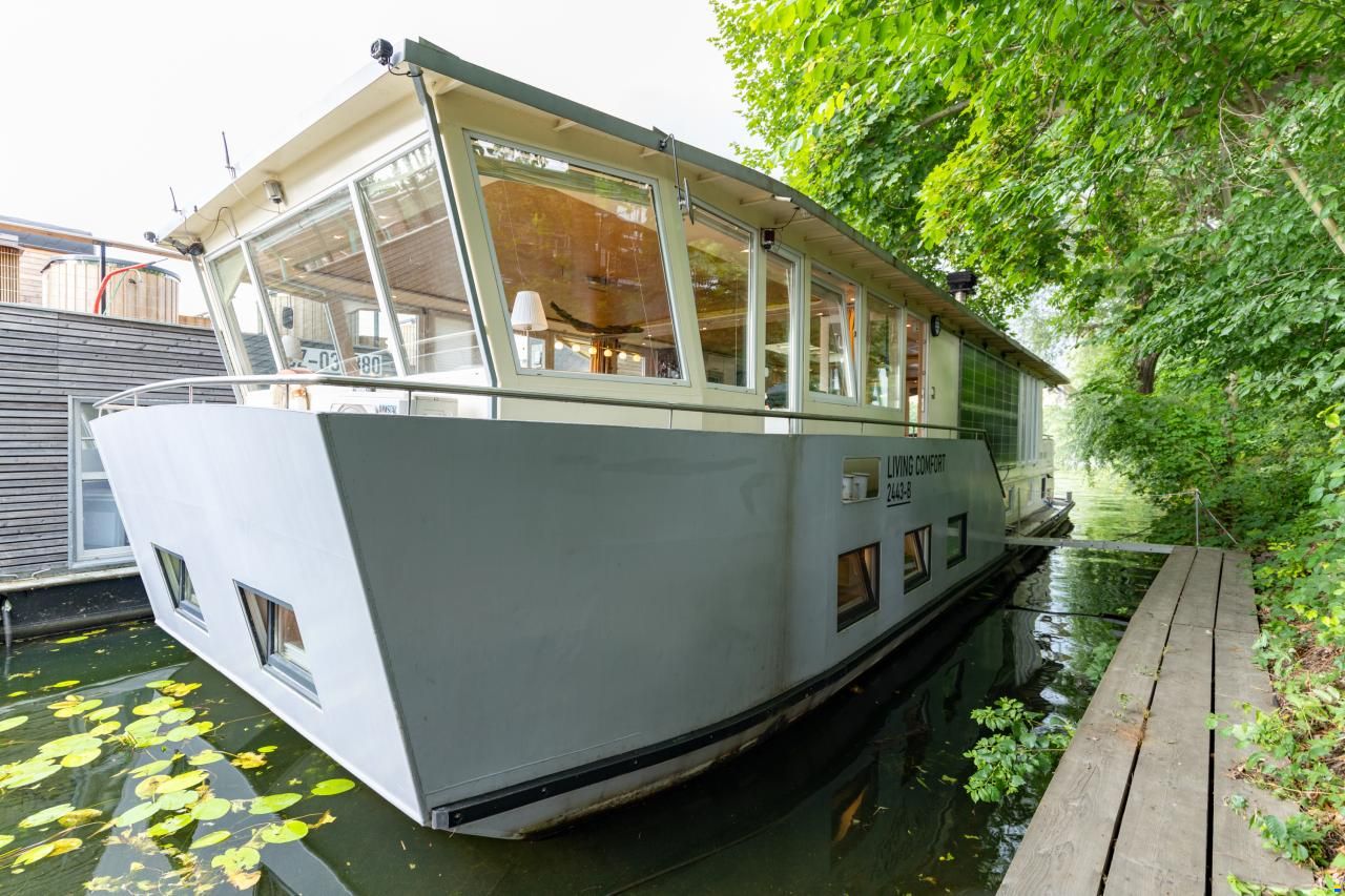 Hausboot Wohnschiff XXL 2 Stock 19,96 x