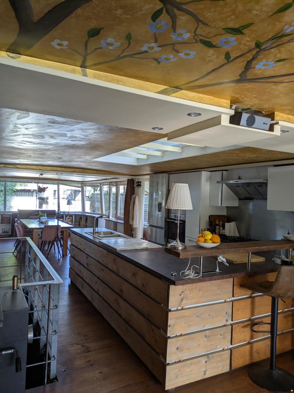 Hausboot Wohnschiff XXL 2 Stock 19,96 x