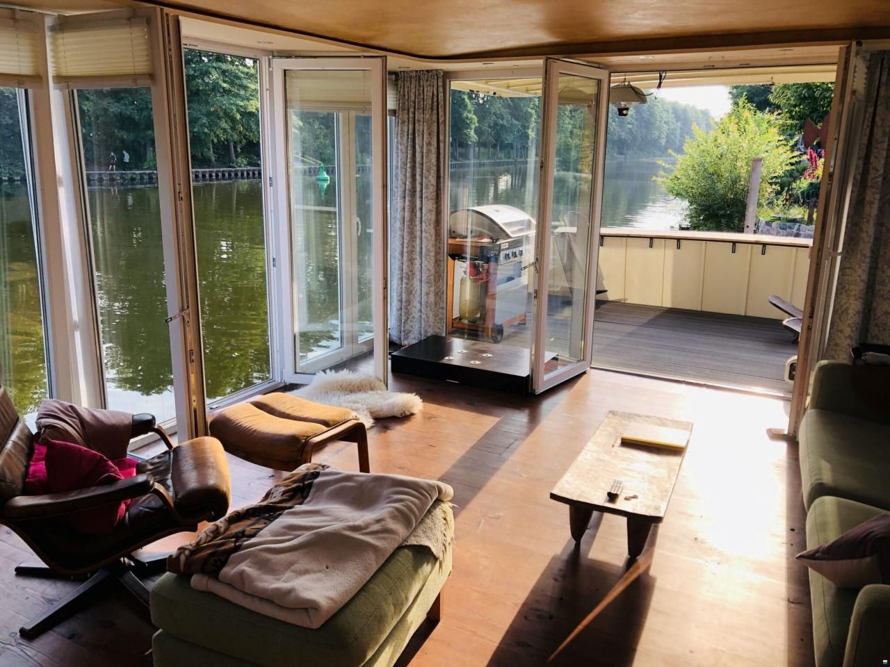 Hausboot Wohnschiff XXL 2 Stock 19,96 x