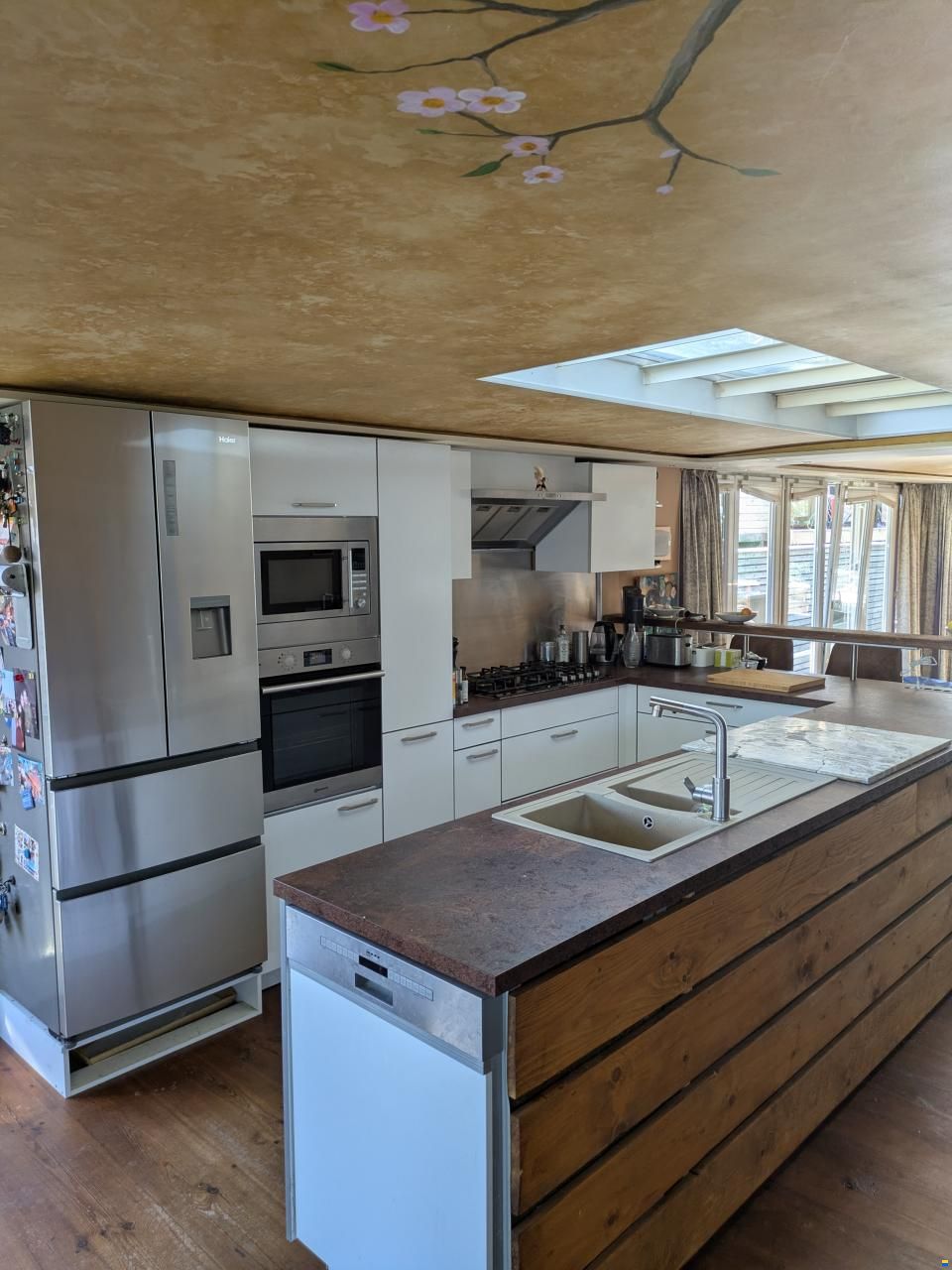 Hausboot Wohnschiff XXL 2 Stock 19,96 x