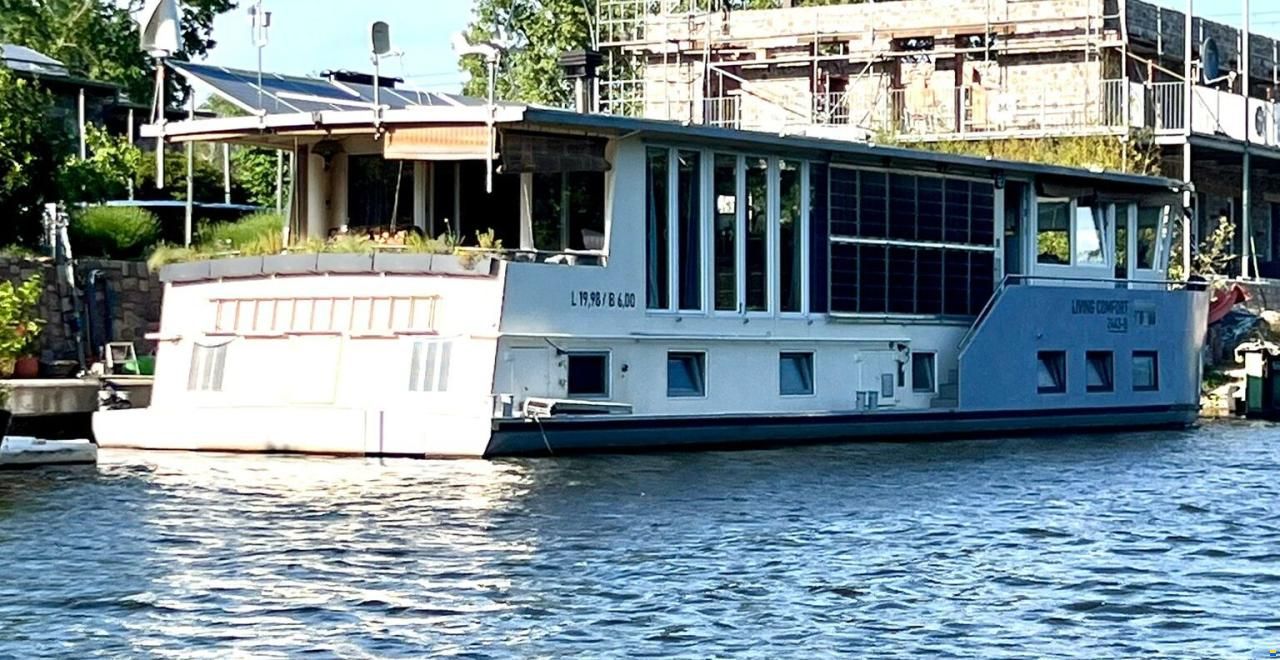 Hausboot Wohnschiff XXL 2 Stock 19,96 x