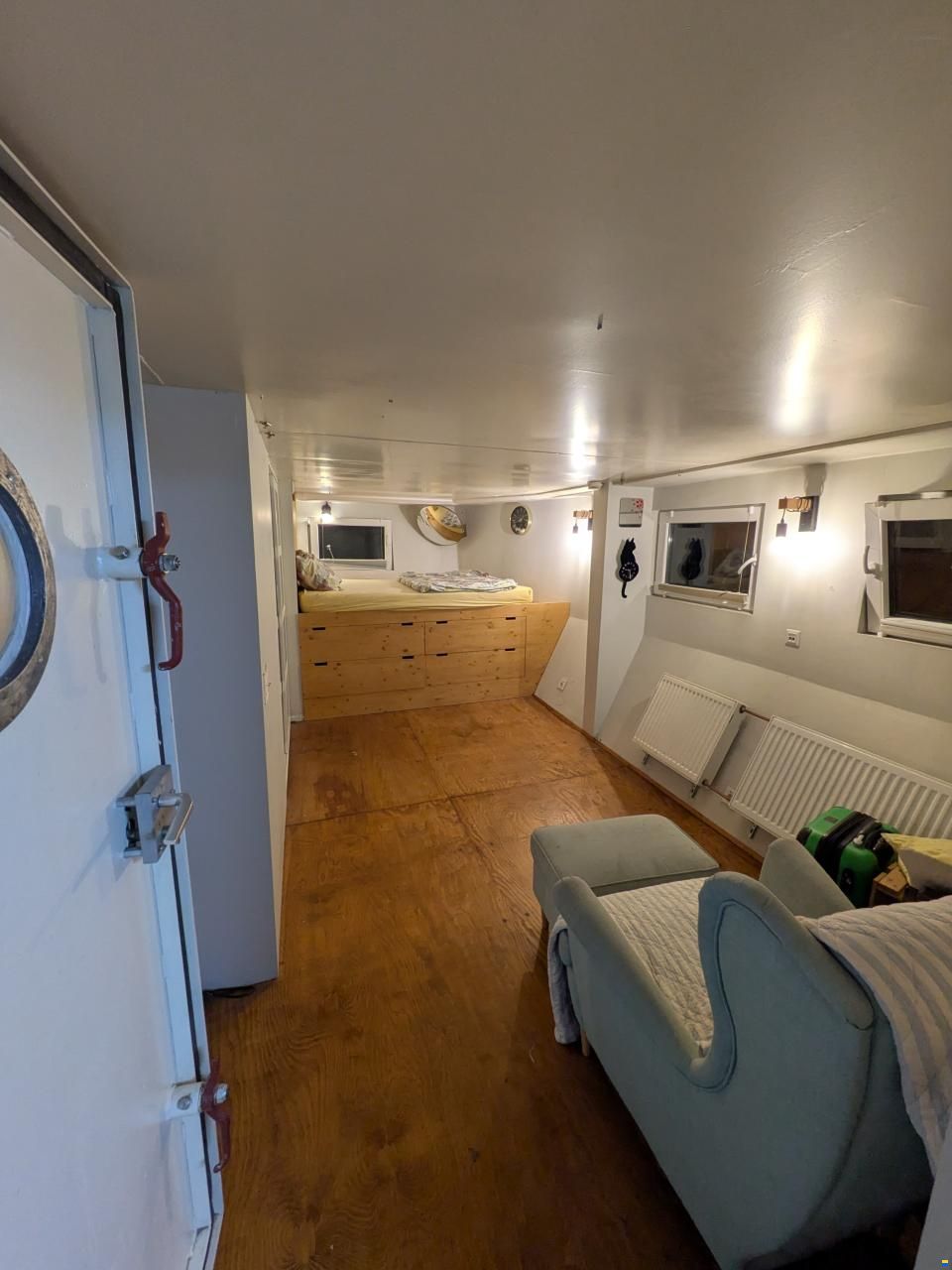 Hausboot Wohnschiff XXL 2 Stock 19,96 x
