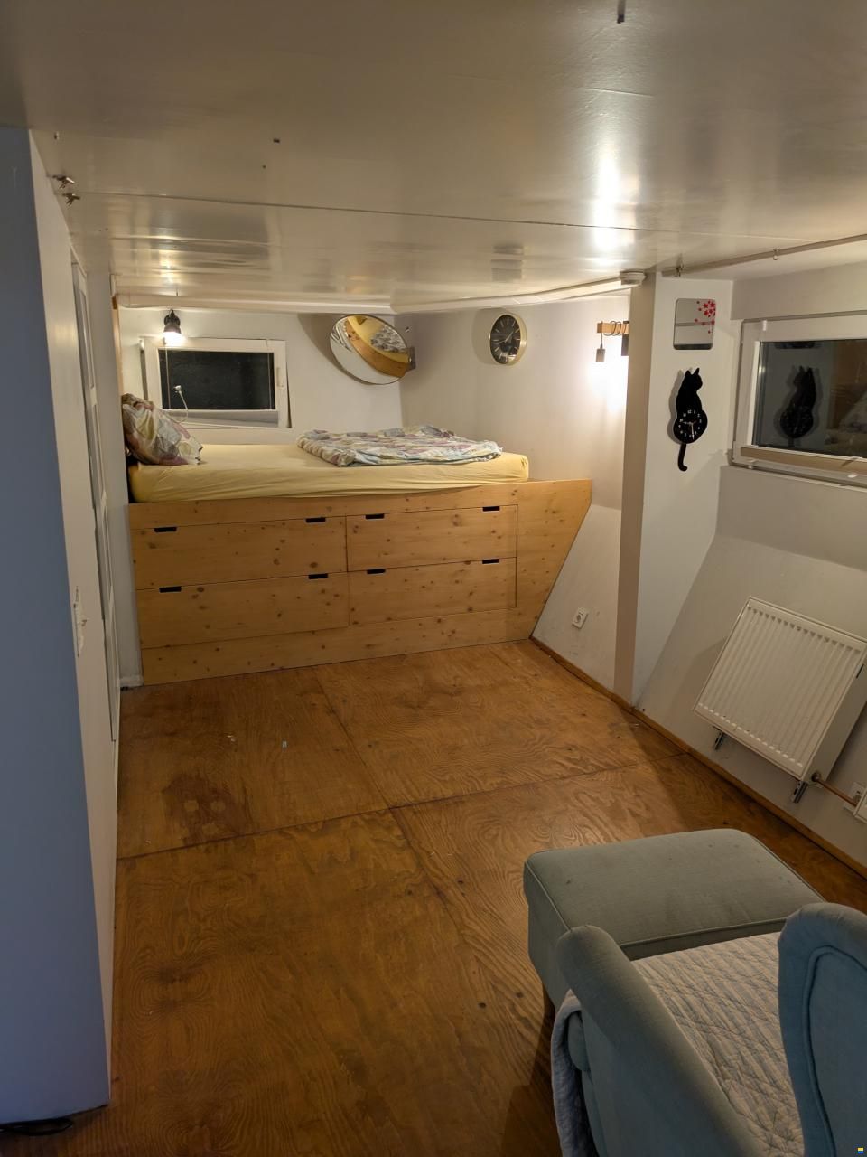 Hausboot Wohnschiff XXL 2 Stock 19,96 x