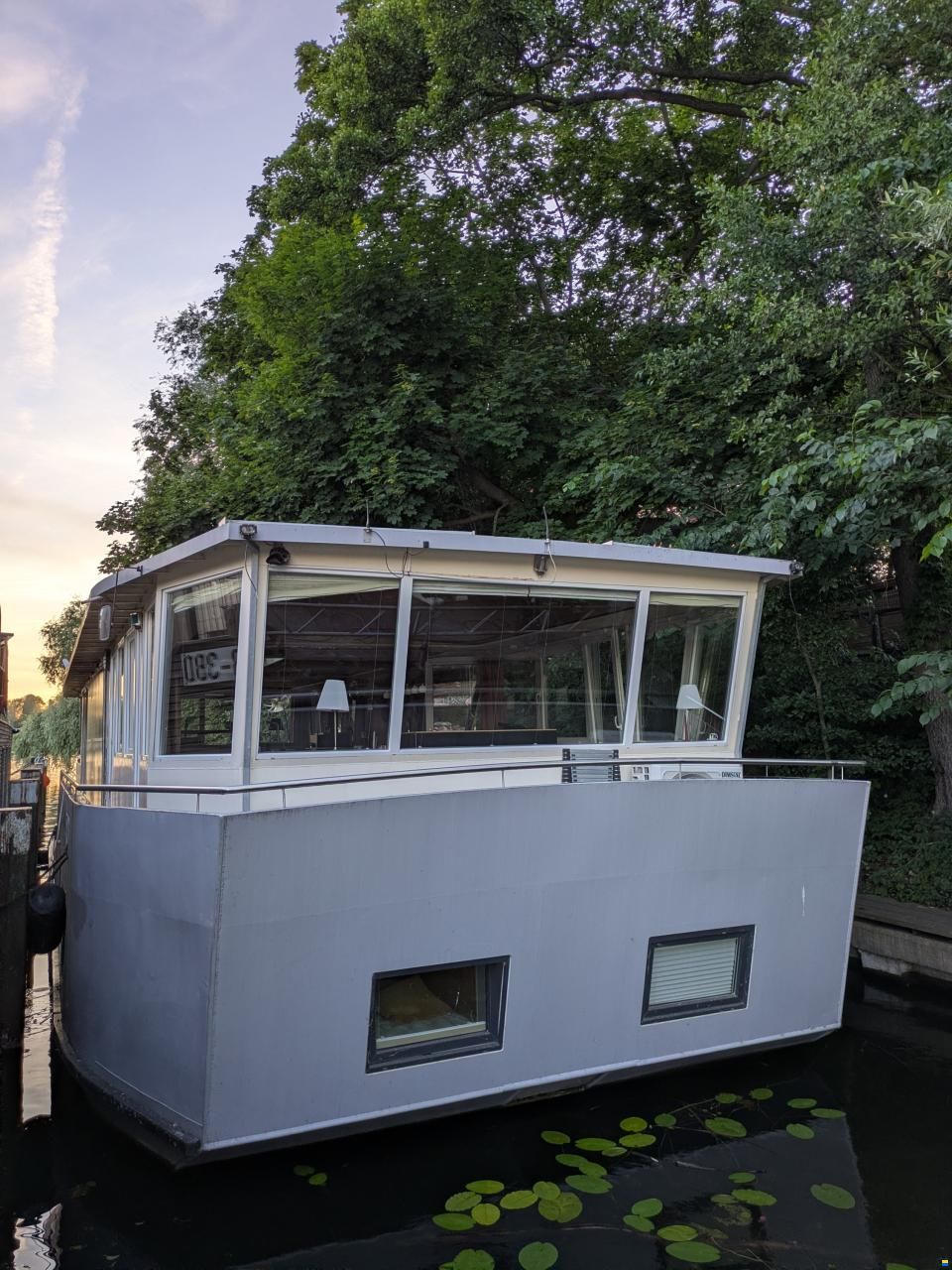 Hausboot Wohnschiff XXL 2 Stock 19,96 x
