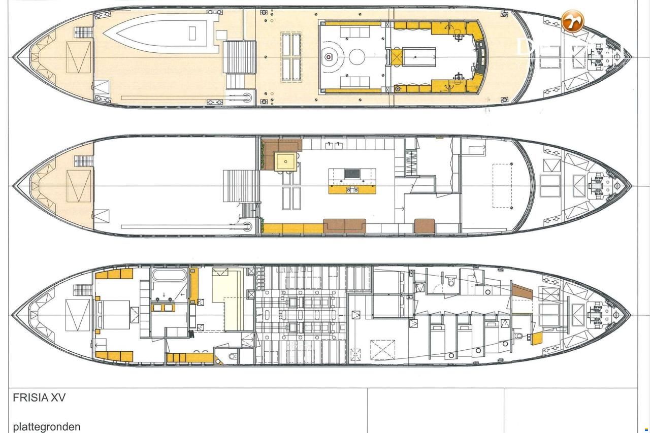 Live aboard MY With berth in Amsterdam