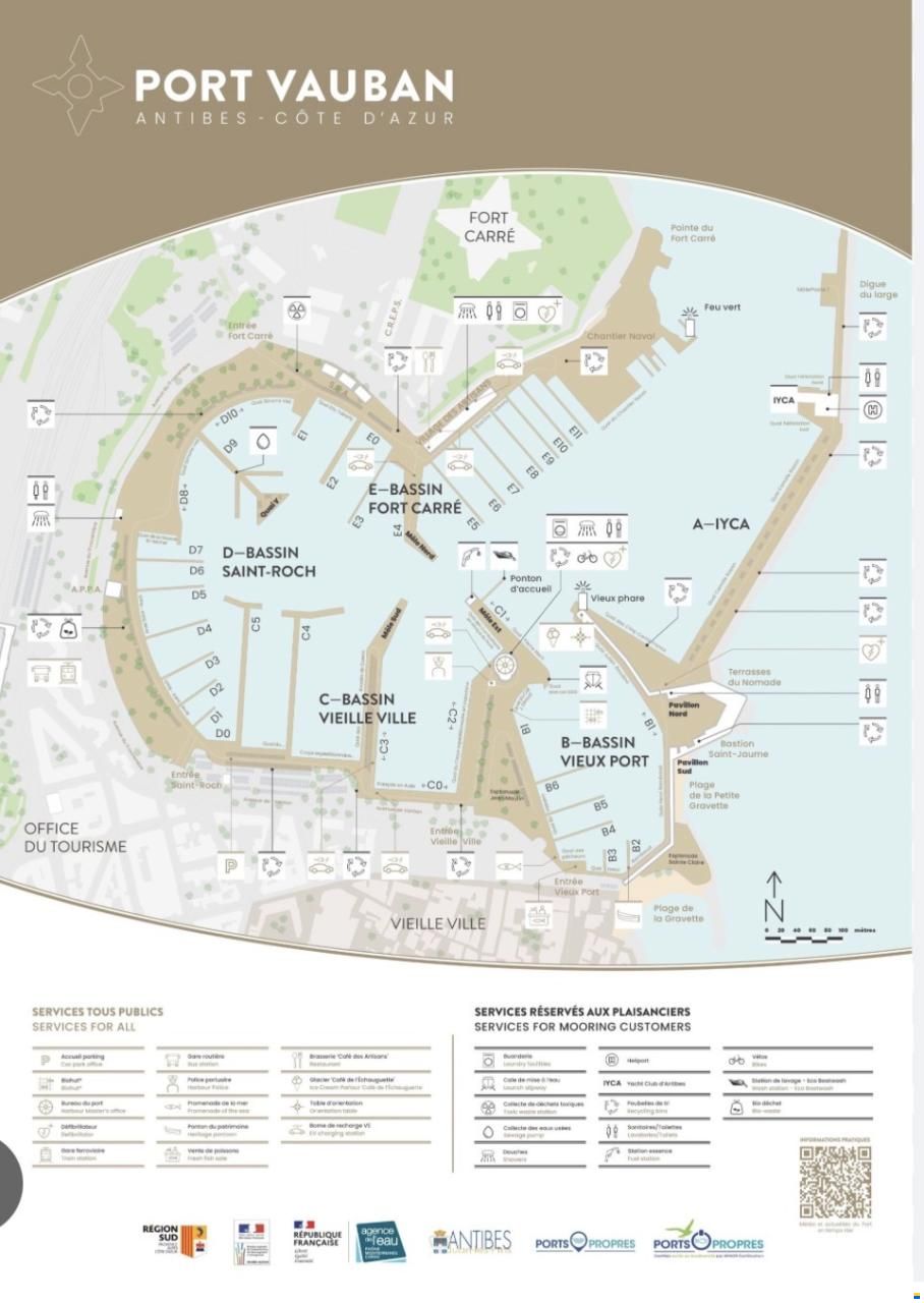18 x 5,30m CGU Port Vauban, Antibes