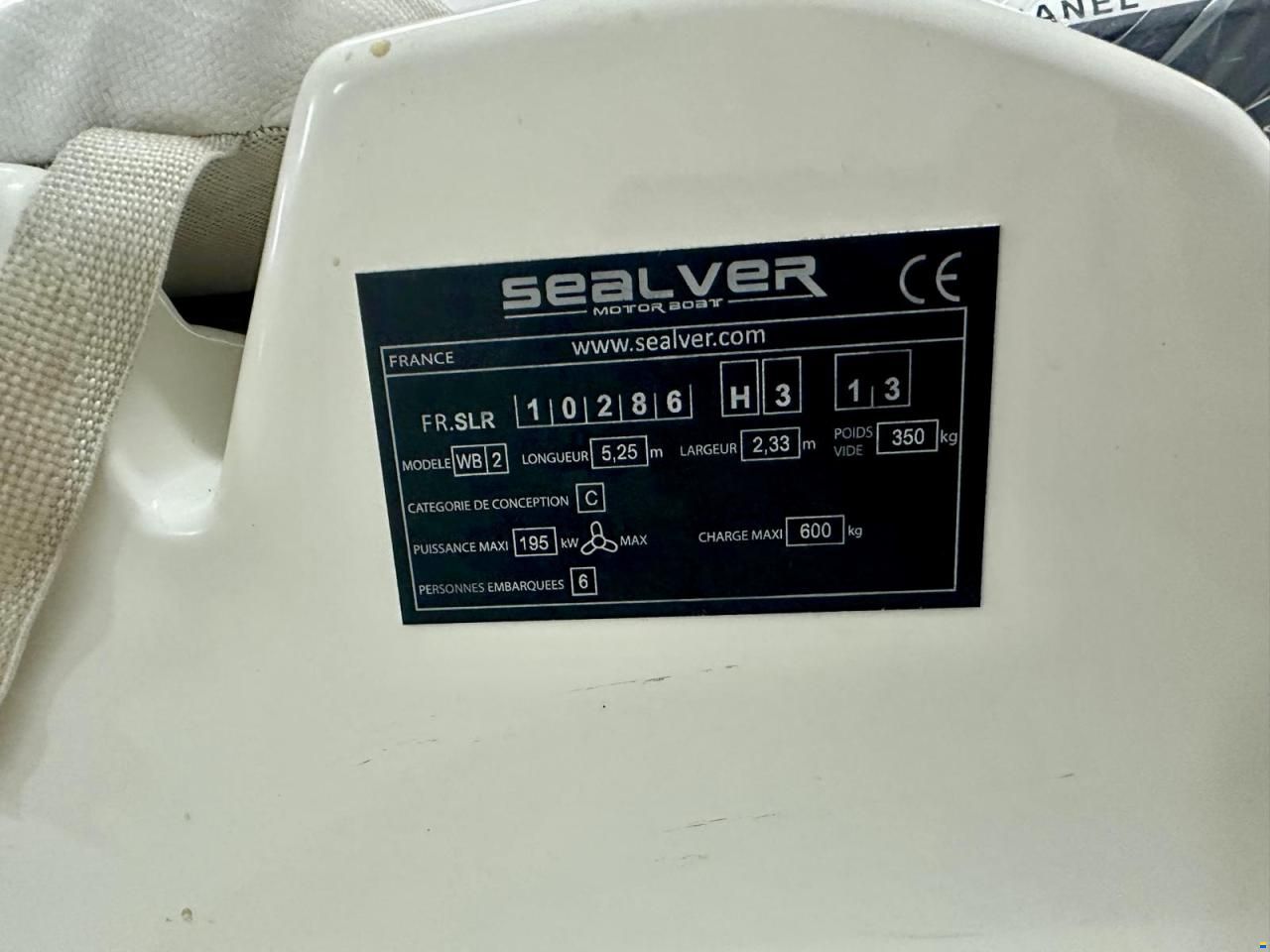 Sealver Wave Boat 525 Wake