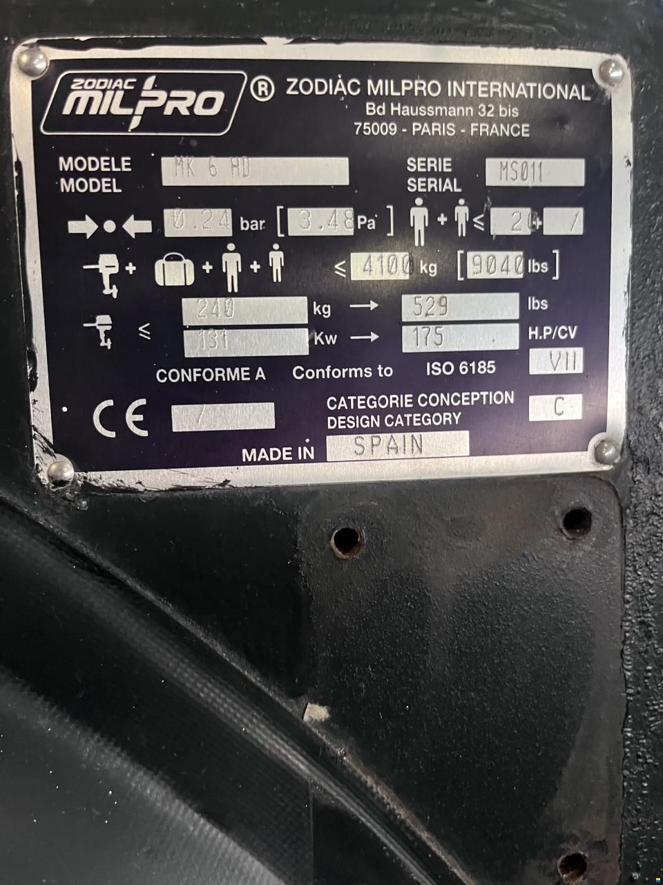 Zodiac Milpro MK 6 HD