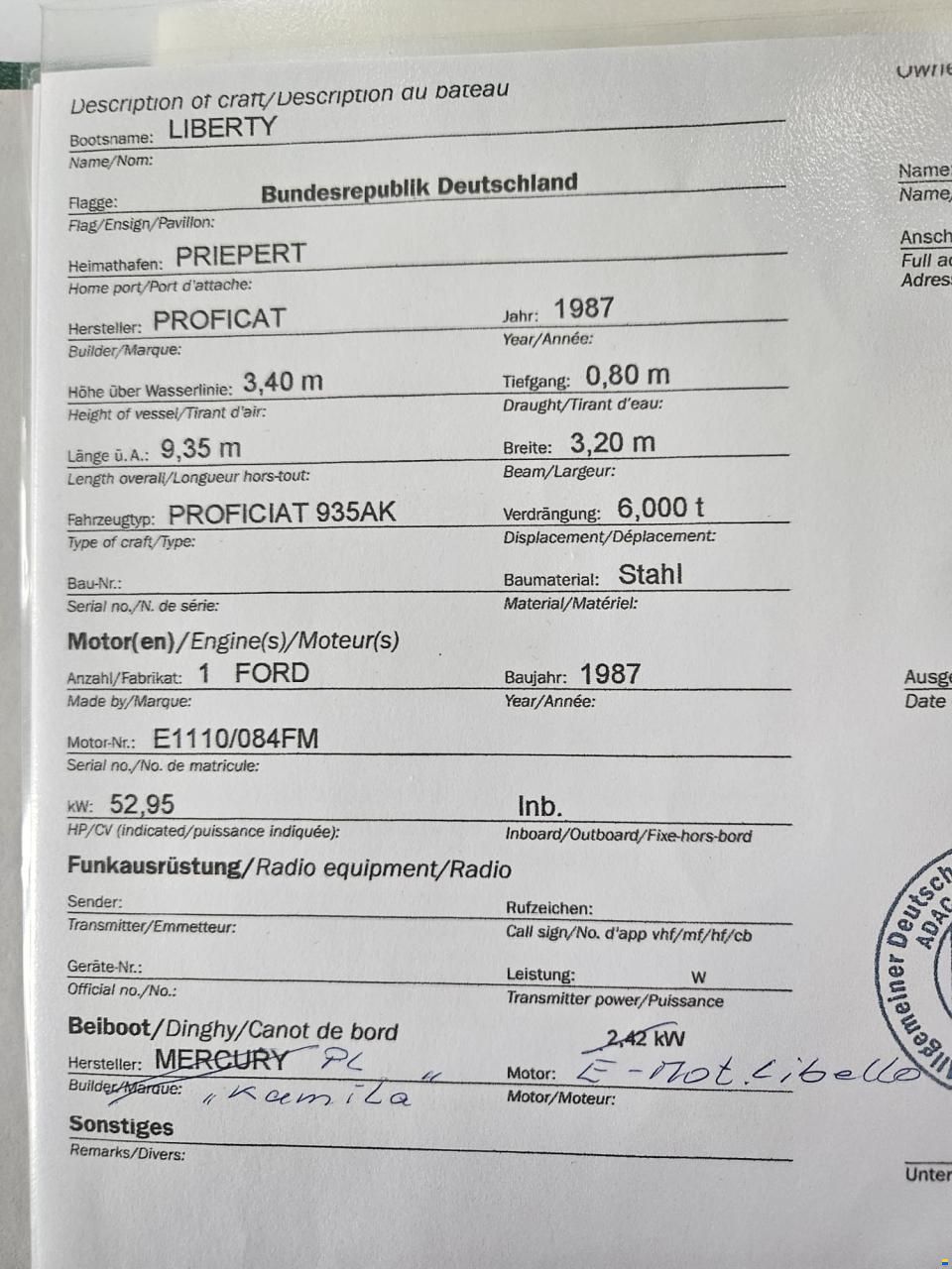 Proficiat 935 AK