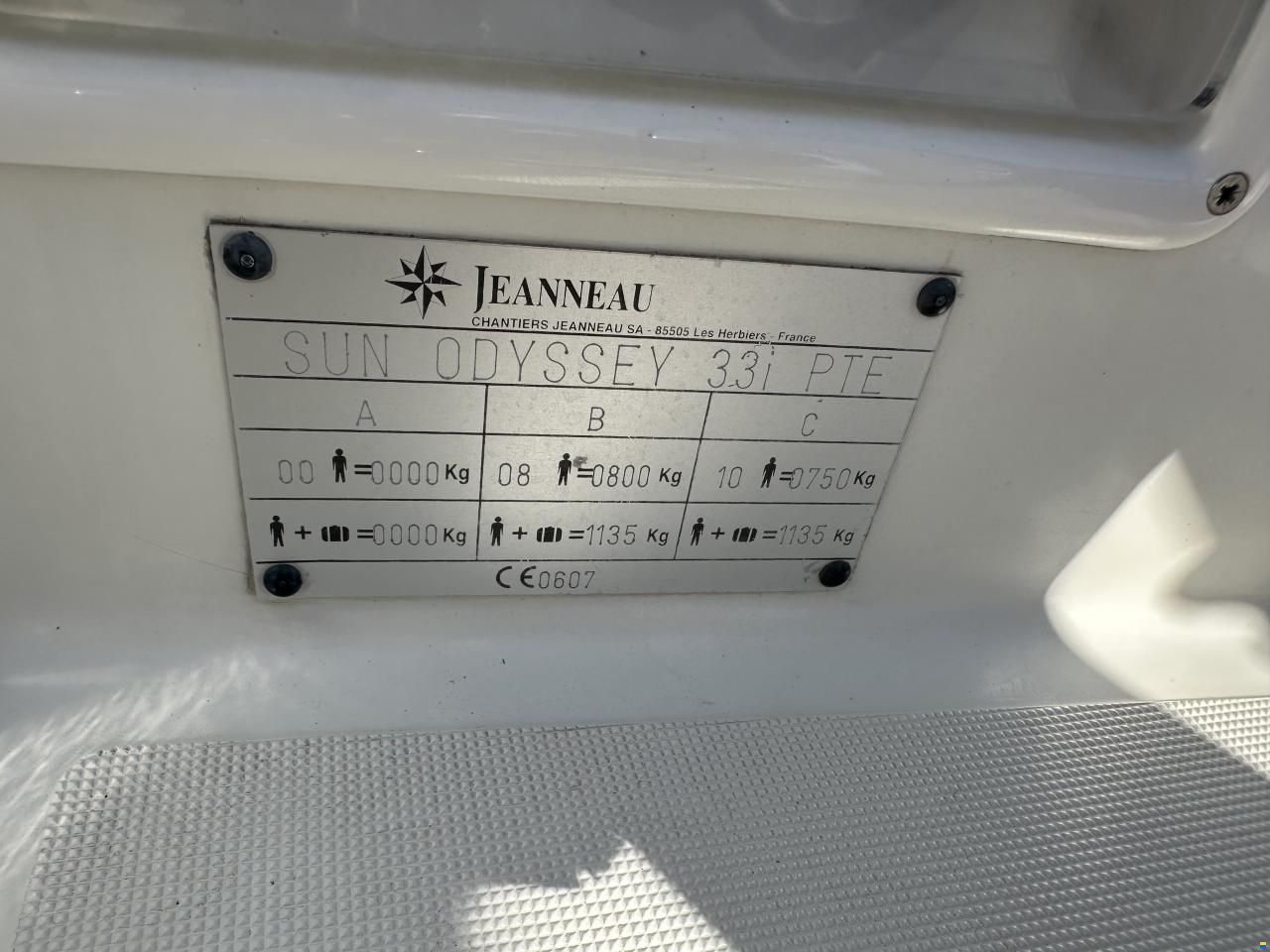 Jeanneau Sun Odyssey 33i