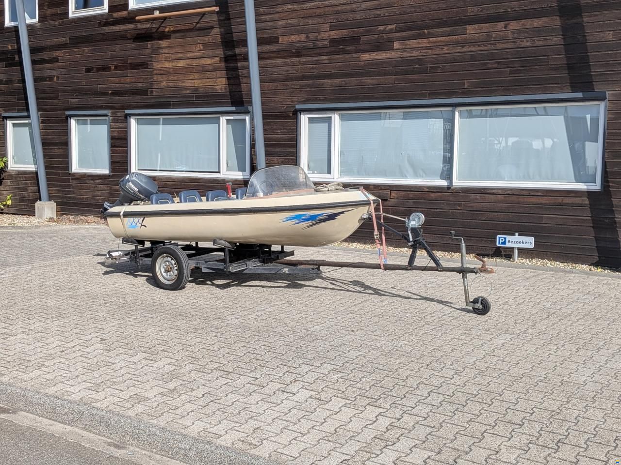 Boot met trailer
