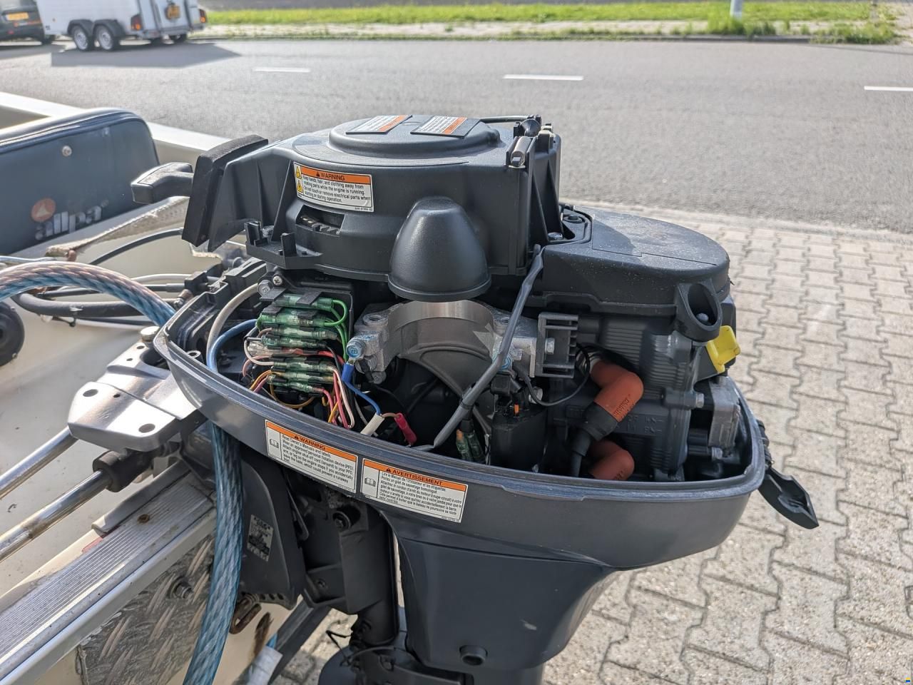 Boot met trailer