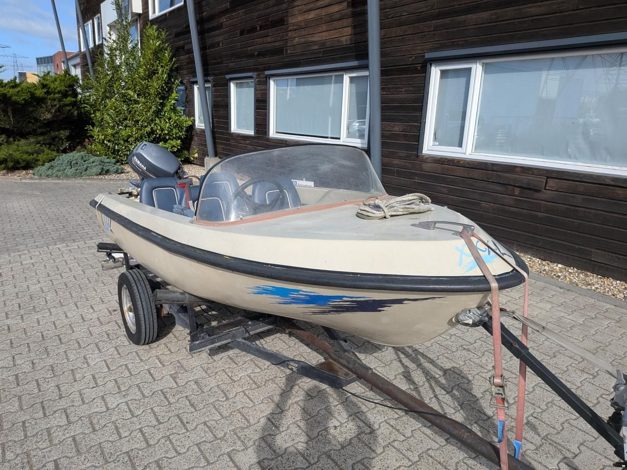 Boot met trailer