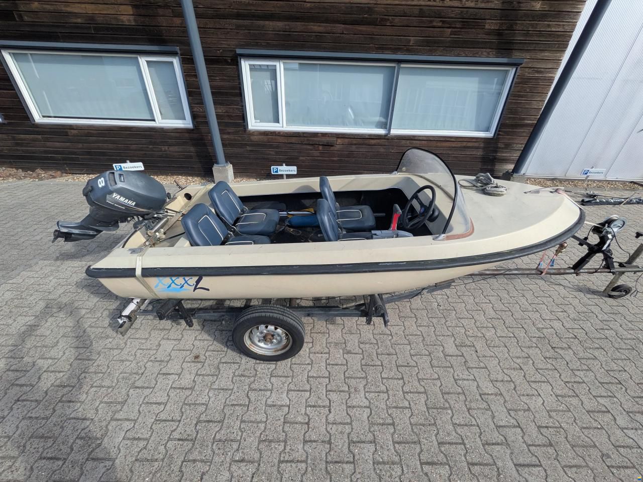 Boot met trailer