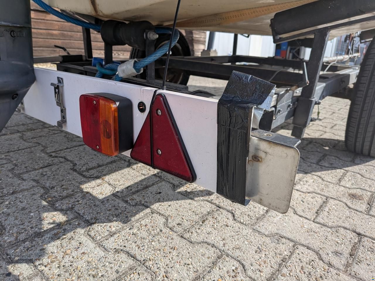 Boot met trailer