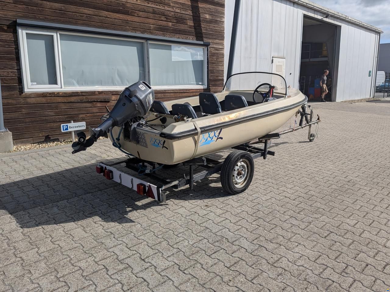 Boot met trailer