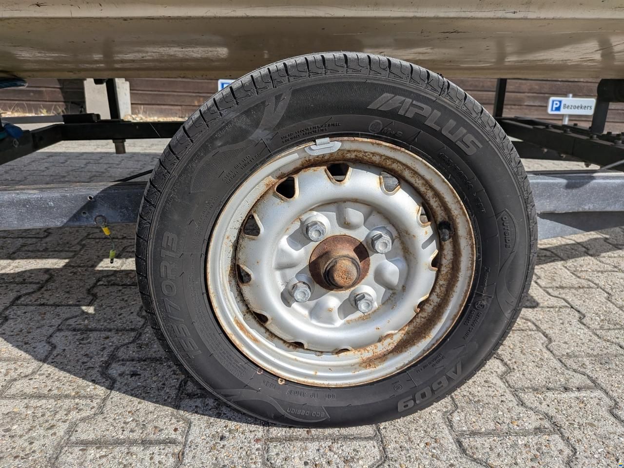 Boot met trailer