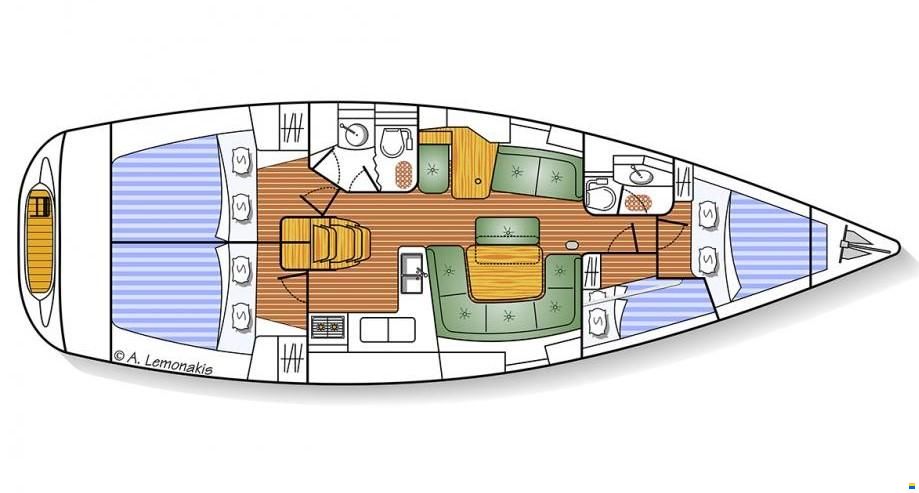 Jeanneau Sun Odyssey 43 Legende