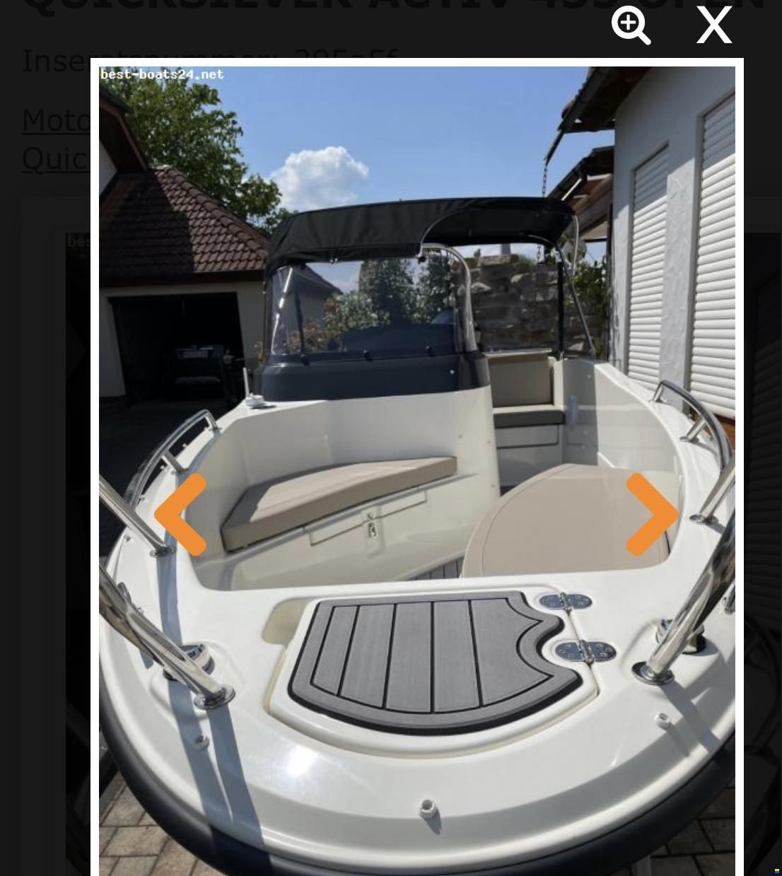 Quicksilver 455 Active Open