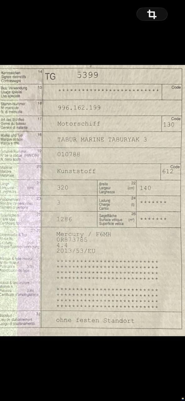 Fischer/Ruderboot Taburyak 3