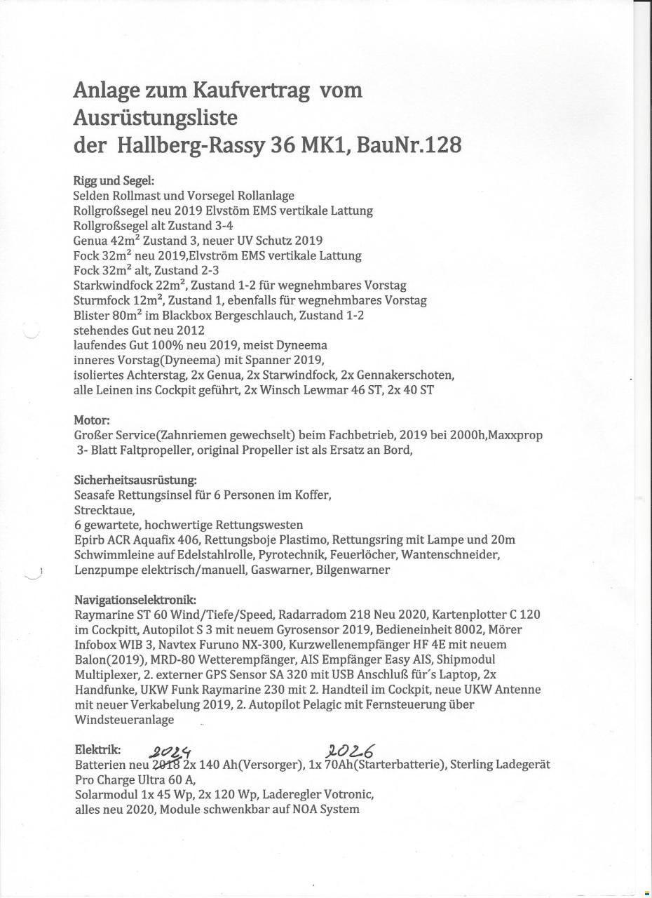 Hallberg-Rassy HR 36 Mk1