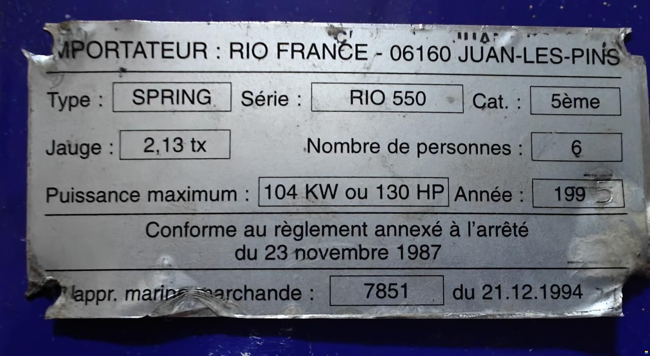 Rio Iberica Spring 550
