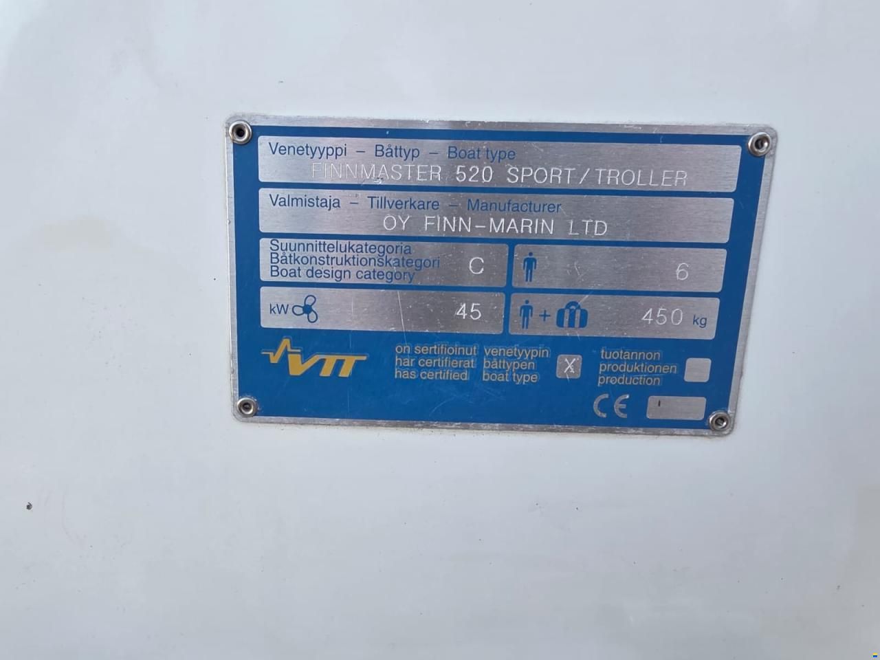 Finnmaster 520 Sport/Troller