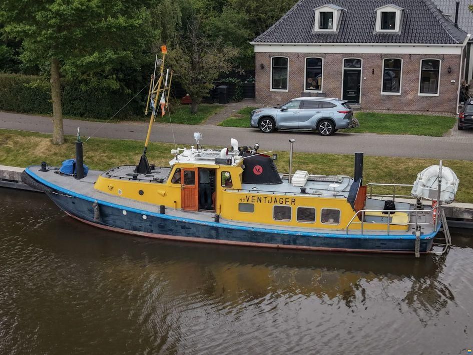 Varend Woonschip ex RWS vlet 14.78