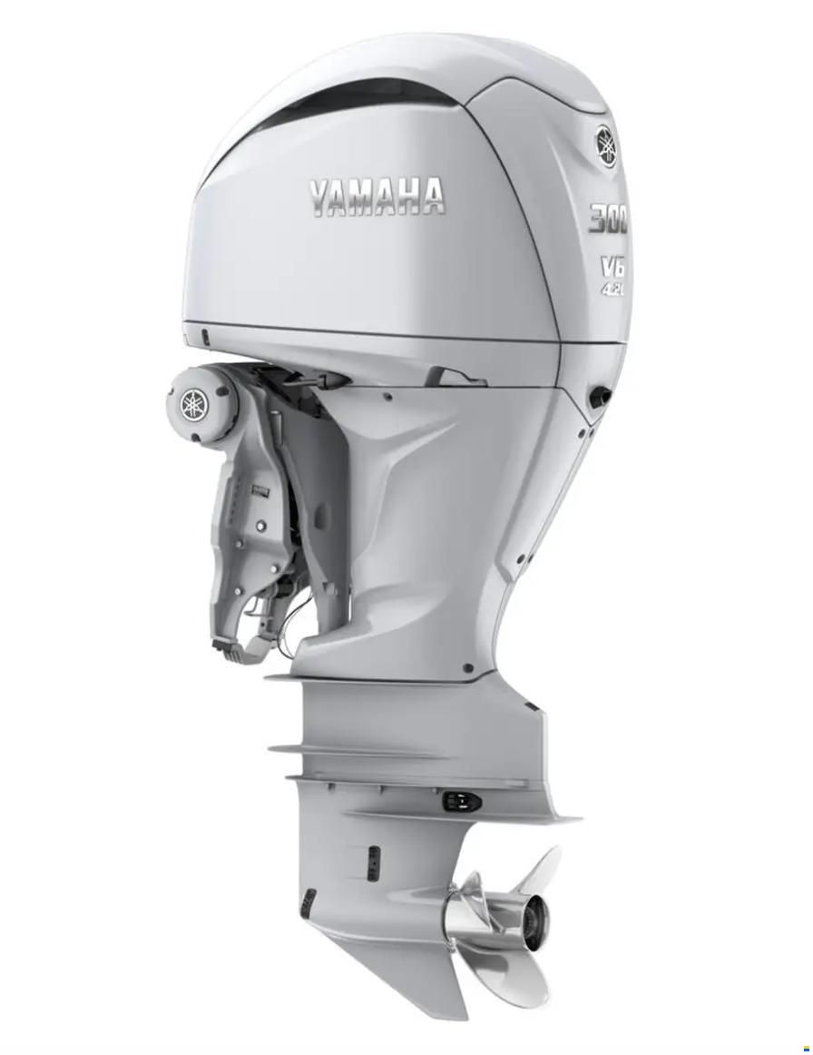 Yamaha F300 NSB V6 4.2L Outboard Engine – Grey