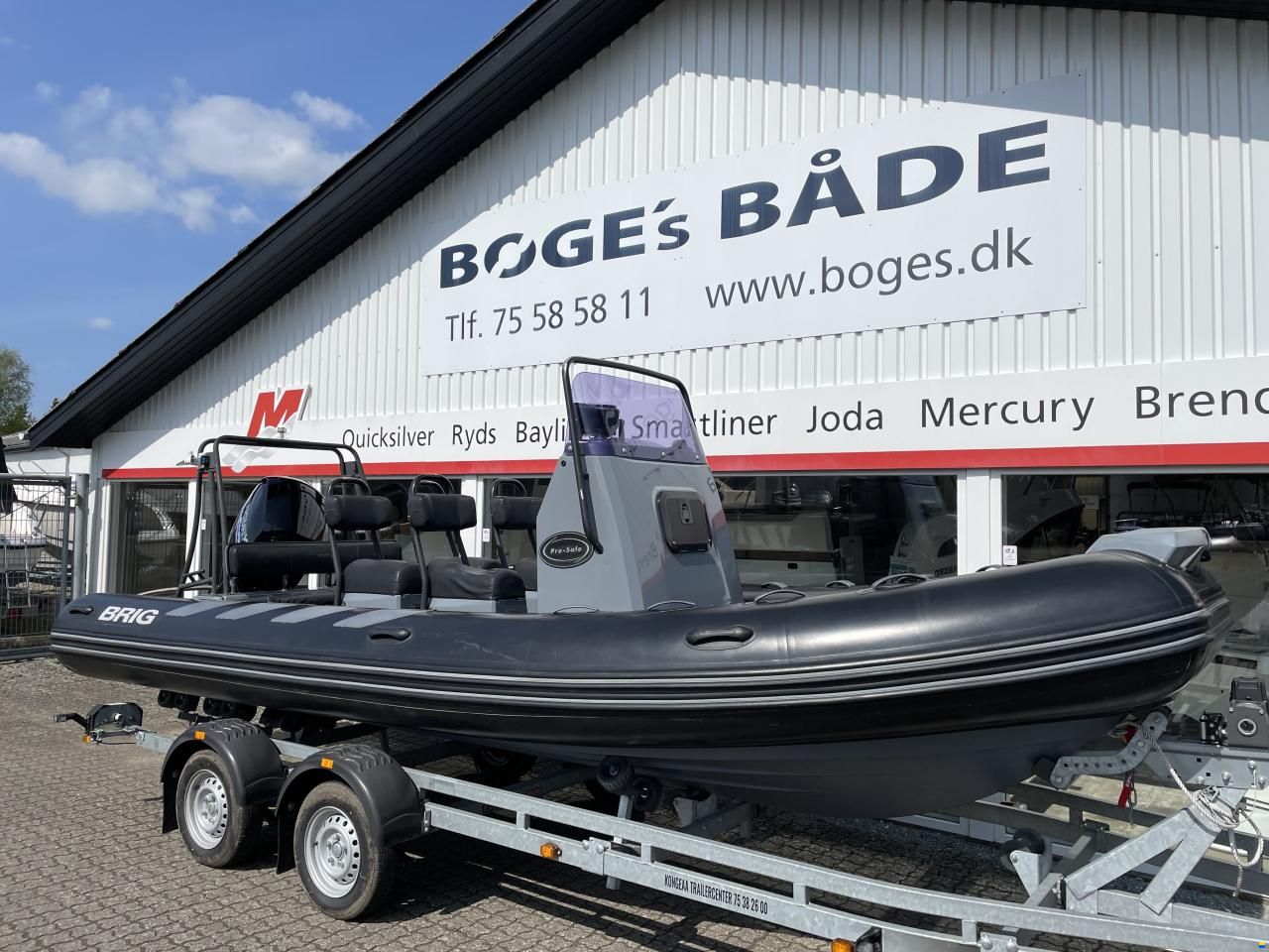 Brig Inflatable Boats 610 RIB med F150 Mercury-EFI SeaPro 3,0L