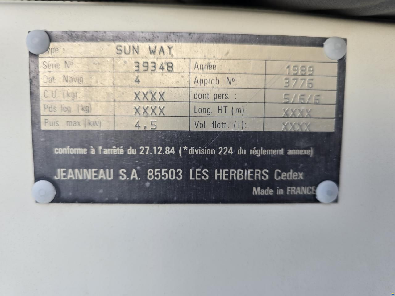 Jeanneau Sun Way 21