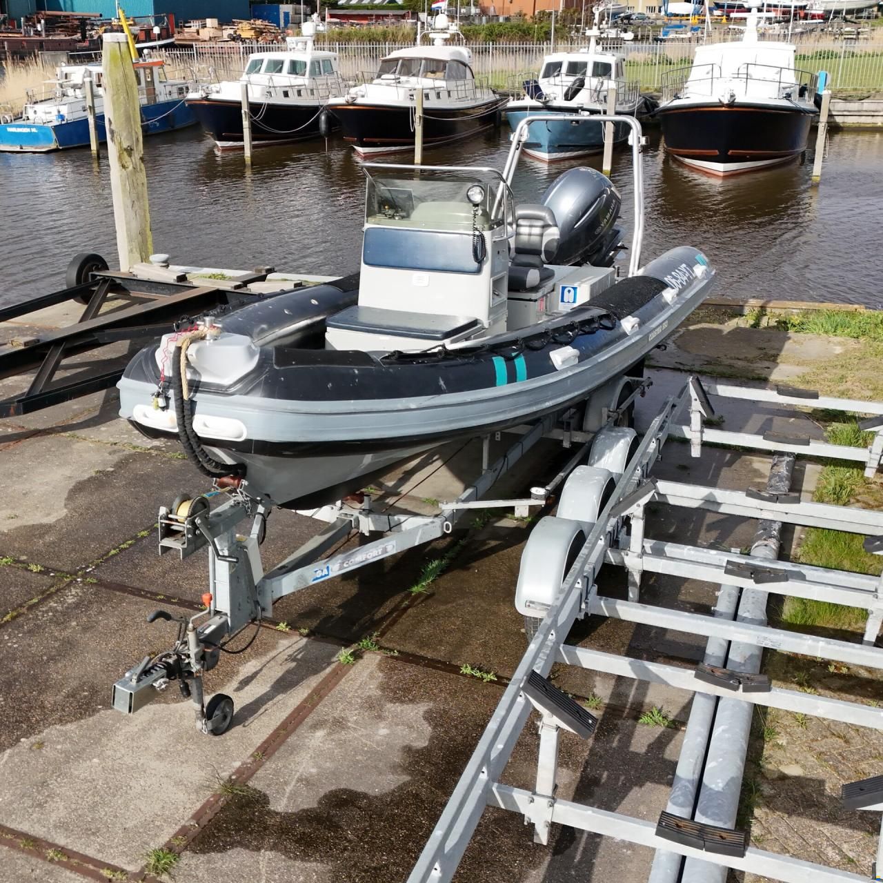 Yamaha Rib met trailer