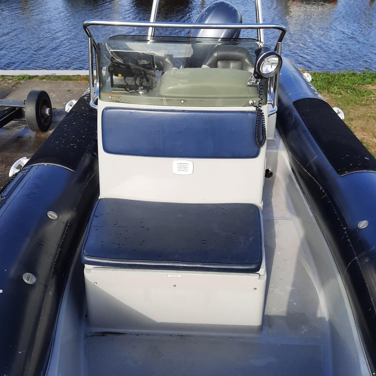 Yamaha Rib met trailer