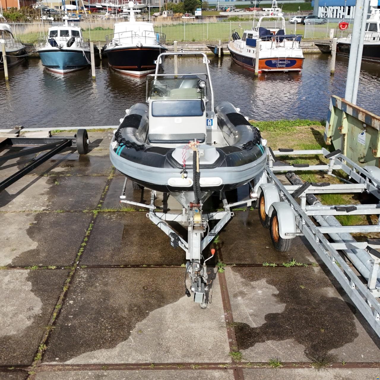 Yamaha Rib met trailer