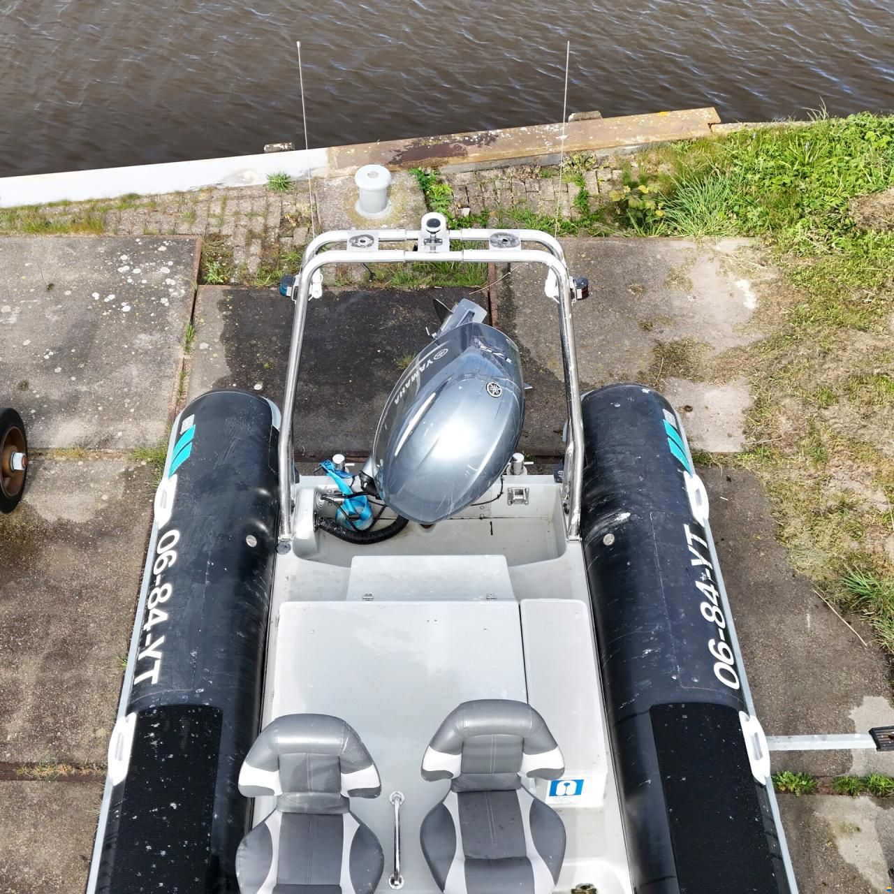 Yamaha Rib met trailer