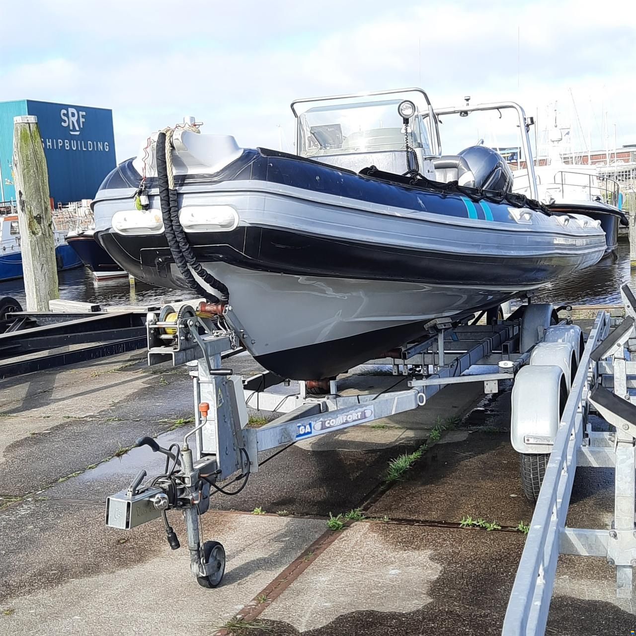 Yamaha Rib met trailer