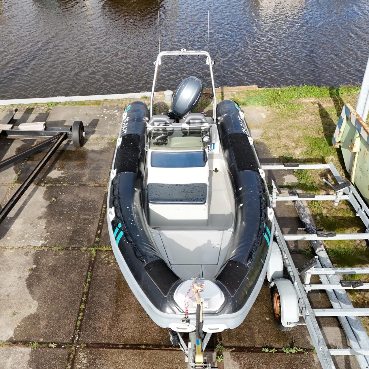 Yamaha Rib met trailer