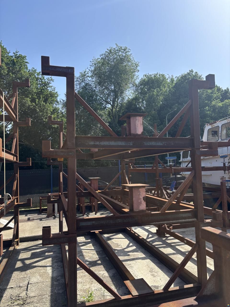 Hydraulische cradlekar, botenwagen