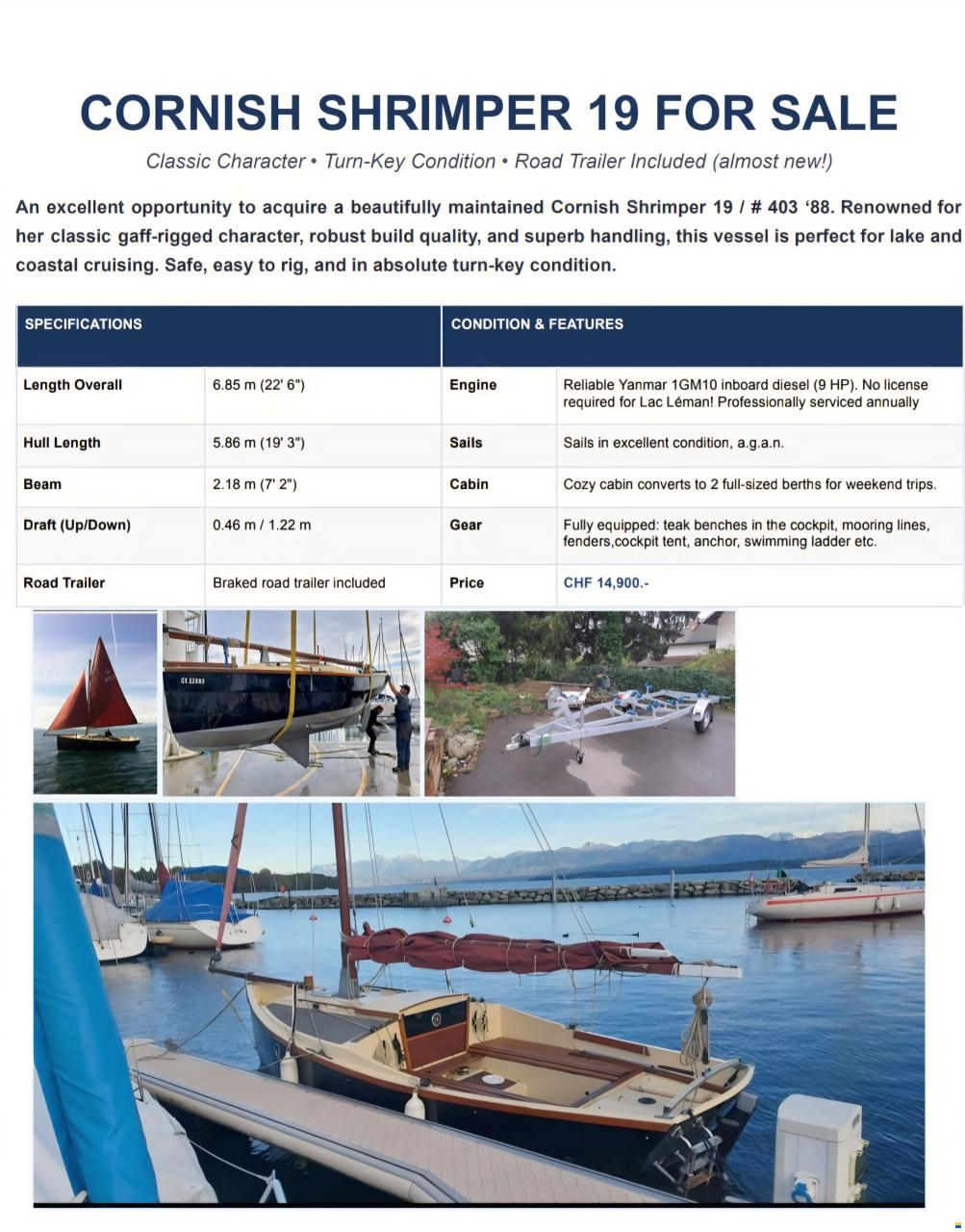 Cornish Crabbers Shrimper 19
