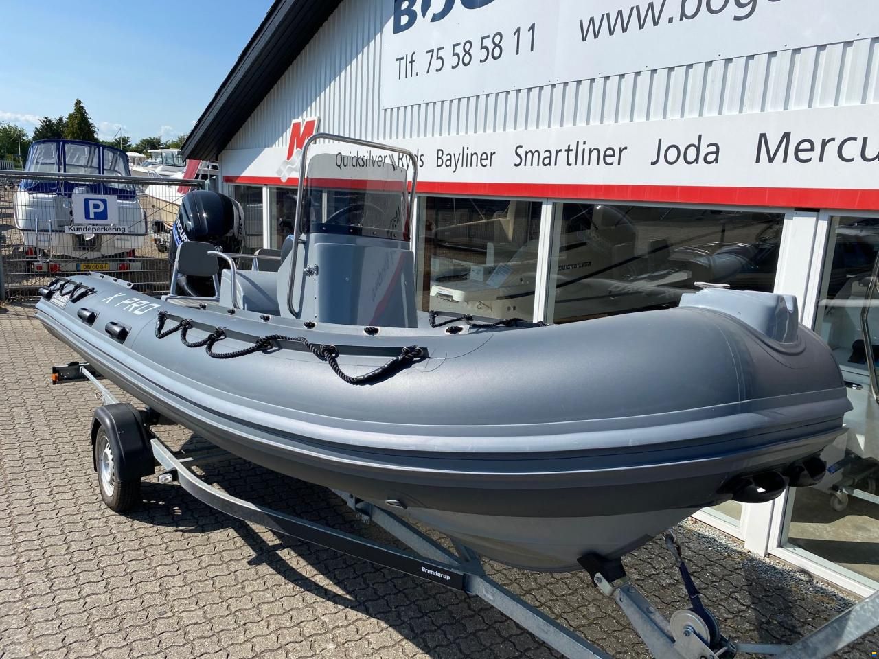 3D Tender X-PRO 535 RIB med F75 hk Mercury SeaPro