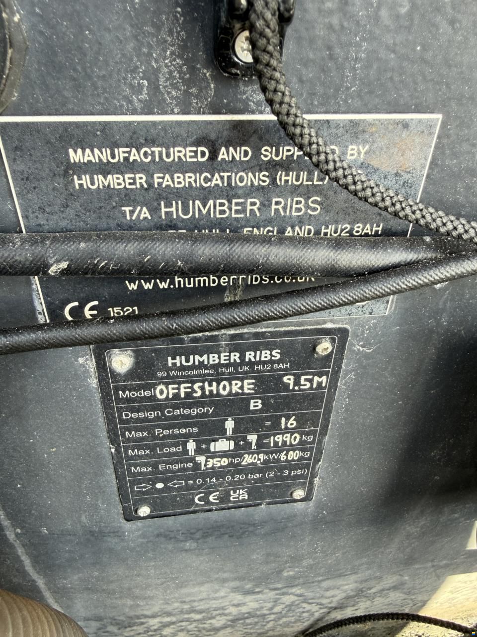 Humber Offshore 9.5